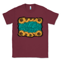 Burgundy sunflower background Classic Tee - BarkalooDesign