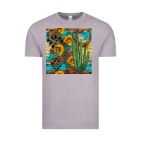 Vintage Zinc horseshoe and cactus Vintage Tee - BundleAndBundleShop