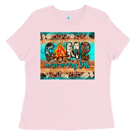 Bubblegum Pink camp more worry less Ladies Tee - JahusDesignShop