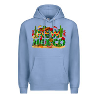 Colony Blue New Mexico Premium Hoodie - texasbilliewilder
