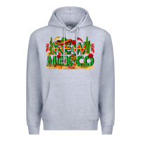 Heather Grey New Mexico Premium Hoodie - texasbilliewilder