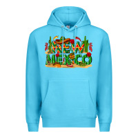 Ocean Blue New Mexico Premium Hoodie - texasbilliewilder