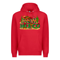 Red New Mexico Premium Hoodie - texasbilliewilder
