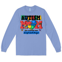 Colony Blue autism mom like a normal mom Long Sleeve Tee - MaliasSmallBusiness