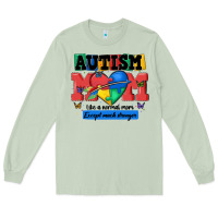 Matcha autism mom like a normal mom Long Sleeve Tee - MaliasSmallBusiness