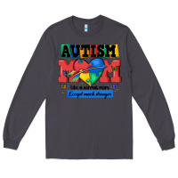 Smoke autism mom like a normal mom Long Sleeve Tee - MaliasSmallBusiness