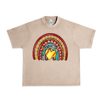 French Oak softball rainbow Urban Heavy Tee - Artiststas