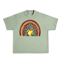 Oil Green softball rainbow Urban Heavy Tee - Artiststas
