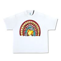 White softball rainbow Urban Heavy Tee - Artiststas