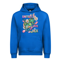 Cobalt Easter Saurus Rex Easter Day Urban Hoodie - CowGirlArtShop