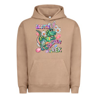 Pigment Burro Easter Saurus Rex Easter Day Urban Hoodie - CowGirlArtShop