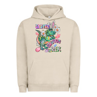 Pigment French Oak Easter Saurus Rex Easter Day Urban Hoodie - CowGirlArtShop