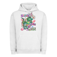 Pigment Lunar Rock Easter Saurus Rex Easter Day Urban Hoodie - CowGirlArtShop