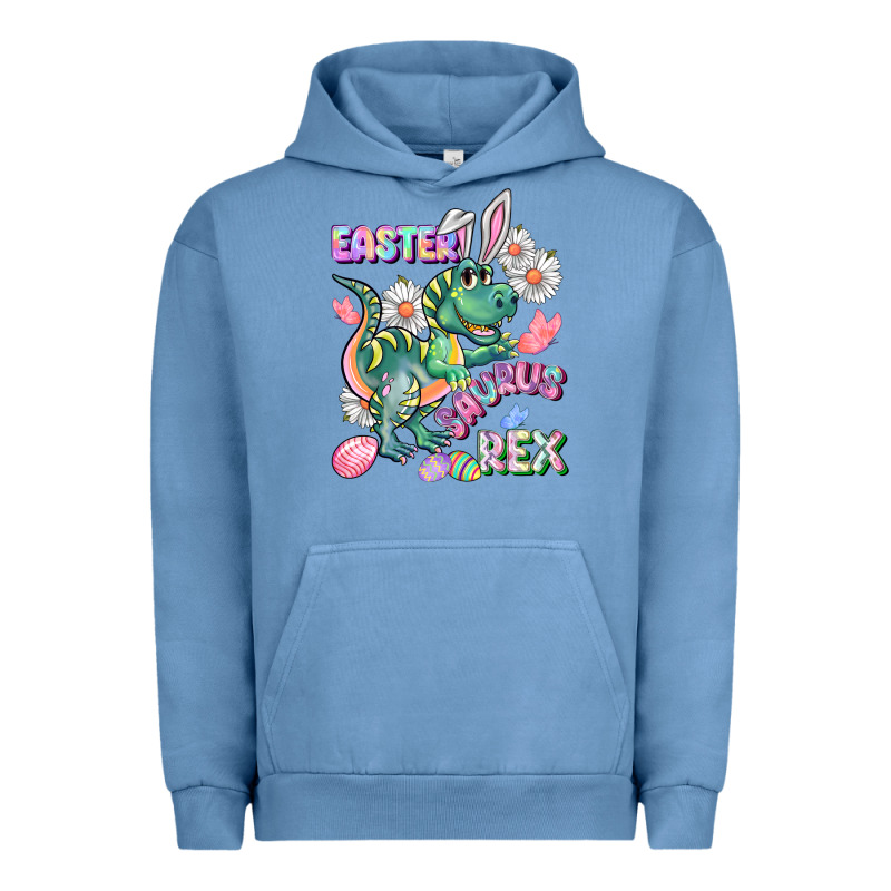 Easter Saurus Rex Easter Day Urban Hoodie by CowGirlArtShop | Teevron