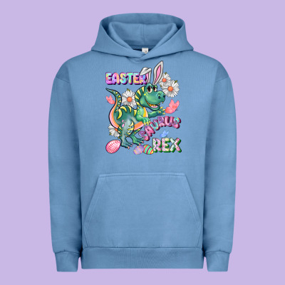 Easter Saurus Rex Easter Day Urban Hoodie Designed By Cowgirlartshop