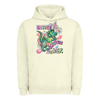 Pigment Pistachio Easter Saurus Rex Easter Day Urban Hoodie - CowGirlArtShop