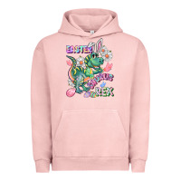 Pigment Salmon Easter Saurus Rex Easter Day Urban Hoodie - CowGirlArtShop