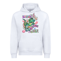 White Easter Saurus Rex Easter Day Urban Hoodie - CowGirlArtShop
