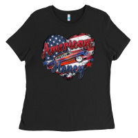 Black American honey Ladies Tee - Zillion Design Studio