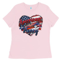 Bubblegum Pink American honey Ladies Tee - Zillion Design Studio