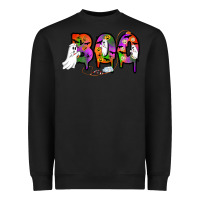 Black halloween boo Heavyweight Sweatshirt - AdoDesignShop