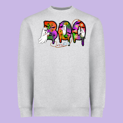 Halloween Boo Heavyweight Sweatshirt Designed By Adodesignshop