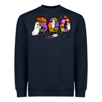 Navy halloween boo Heavyweight Sweatshirt - AdoDesignShop