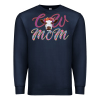 Navy Cow Mom Premium Sweatshirt - Bettercallsaul
