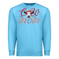 Ocean Blue Cow Mom Premium Sweatshirt - Bettercallsaul