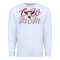 White Cow Mom Premium Sweatshirt - Bettercallsaul