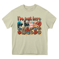 Mossy i'm just here for the snacks american football Heavy Core Tee - Zillion Design Studio