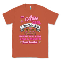 Copper As A Aries Girl I Was Born With My Heart On My Sleeve And A Mouth Classic Tee - Jasminsmagicworld