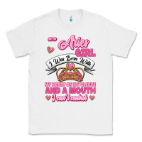 White As A Aries Girl I Was Born With My Heart On My Sleeve And A Mouth Classic Tee - Jasminsmagicworld