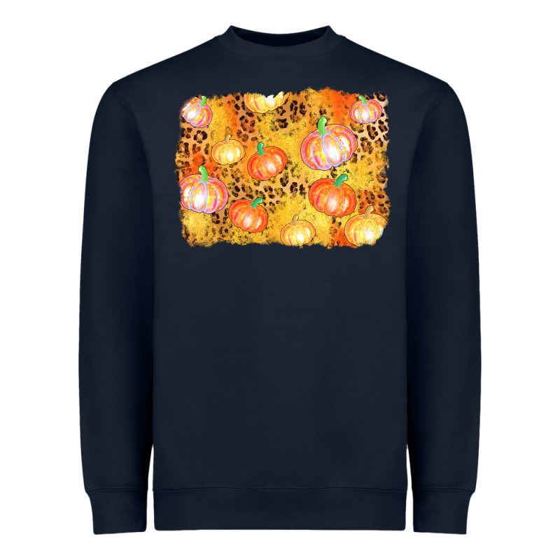 Fall Pumpkin Background Heavyweight Sweatshirt by AdoDesignShop | Teevron