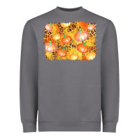 Storm fall pumpkin background Heavyweight Sweatshirt - AdoDesignShop