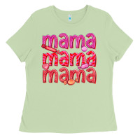 Matcha mama mama mama valentines day Ladies Tee - texasbilliewilder