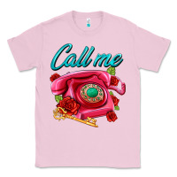 Bubblegum Pink call me roses and pink telephone Classic Tee - AdoDesignShop