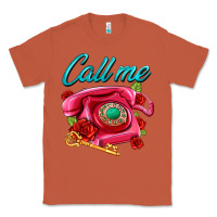 Copper call me roses and pink telephone Classic Tee - AdoDesignShop