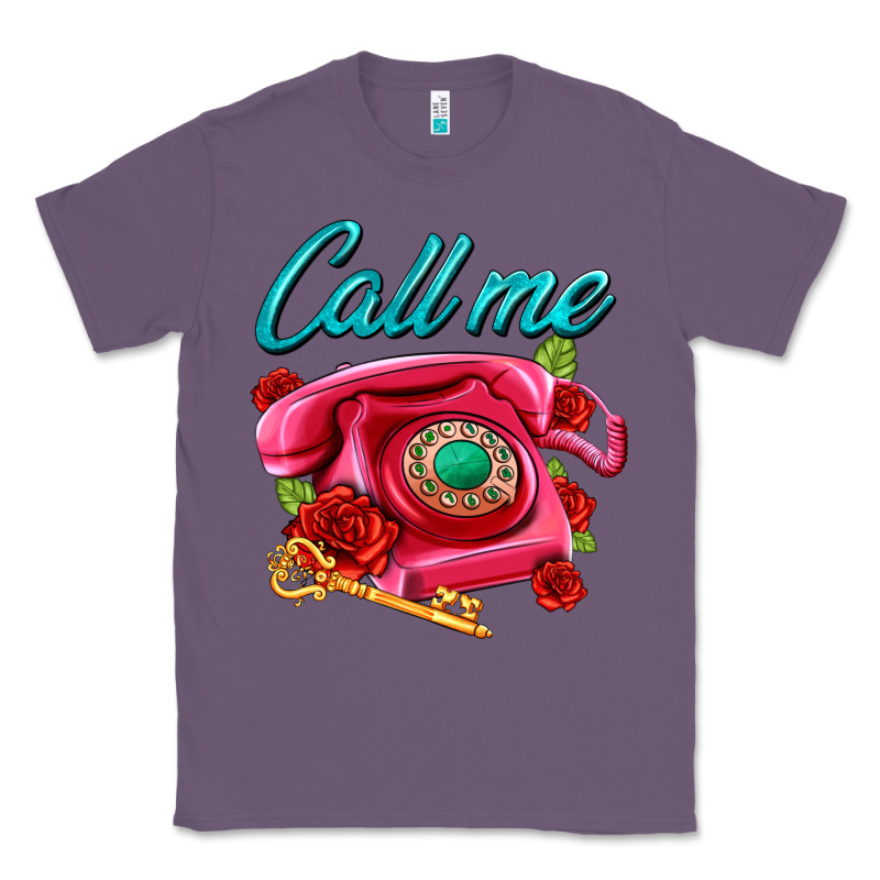 Call Me Roses And Pink Telephone Classic Tee by AdoDesignShop | Teevron