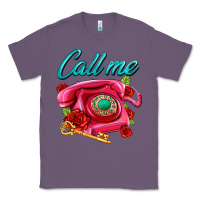 Lavender call me roses and pink telephone Classic Tee - AdoDesignShop