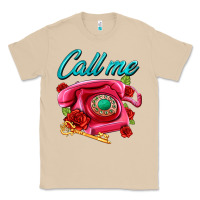 Mushroom call me roses and pink telephone Classic Tee - AdoDesignShop
