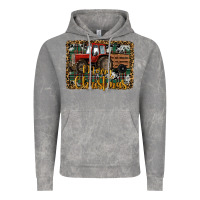 Cloud Rock Merry Christmas Tractor Vintage Hoodie - RanaPortraitStore