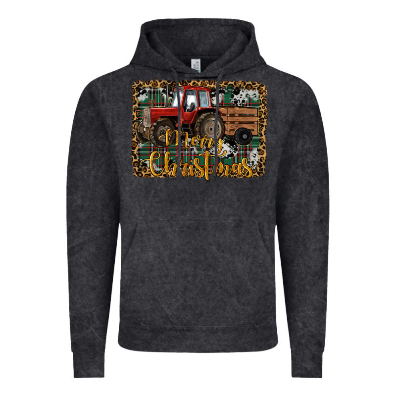 Merry Christmas Tractor Vintage Hoodie by RanaPortraitStore | Teevron