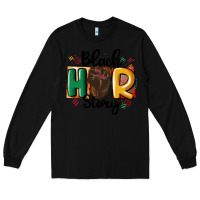 Black black story Long Sleeve Tee - MaliasSmallBusiness
