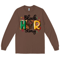 Chestnut black story Long Sleeve Tee - MaliasSmallBusiness