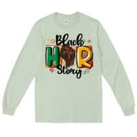 Matcha black story Long Sleeve Tee - MaliasSmallBusiness