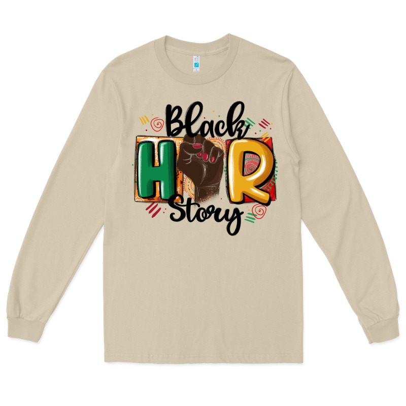 Black Story Long Sleeve Tee by MaliasSmallBusiness | Teevron