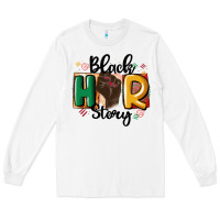 White black story Long Sleeve Tee - MaliasSmallBusiness