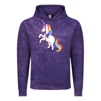 Cloud Purple unicorn Vintage Hoodie - Artiststas