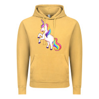 Vintage Mustard unicorn Vintage Hoodie - Artiststas